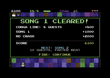Song 1 cleared: the bonus